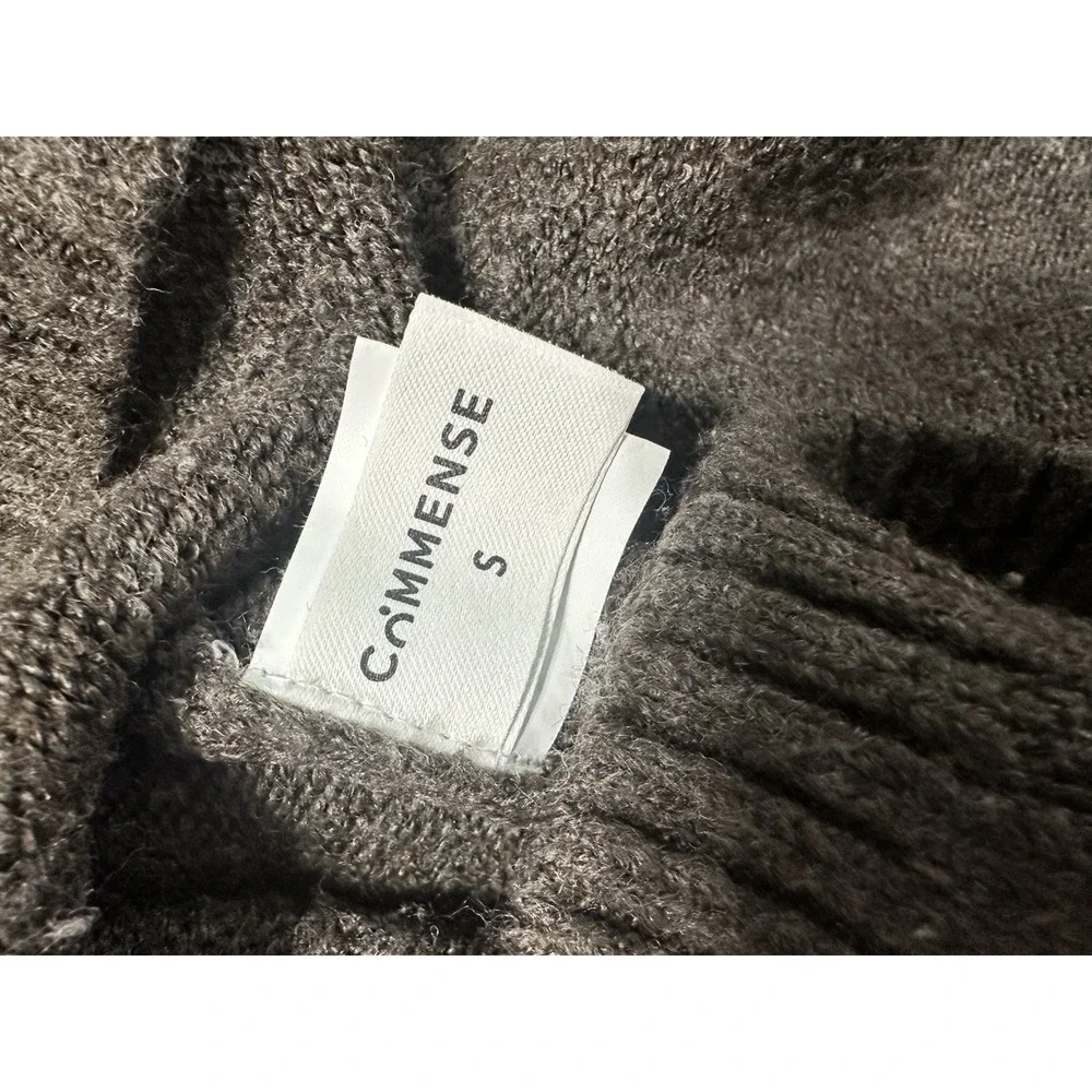 Commense Lightweight Cloud Weather Pullover Sweater‎ Brown EUC Size S